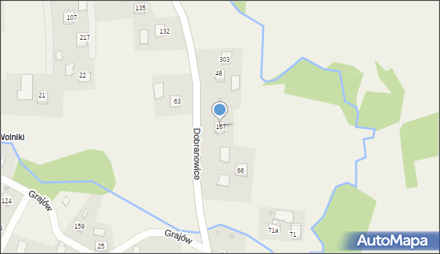 Dobranowice, Dobranowice, 167, mapa Dobranowice