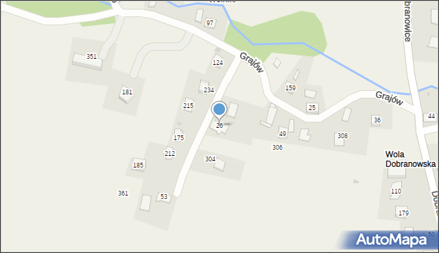 Dobranowice, Dobranowice, 26, mapa Dobranowice