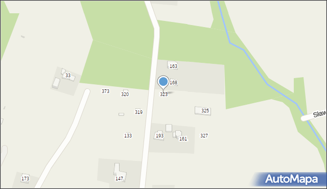 Dobranowice, Dobranowice, 323, mapa Dobranowice