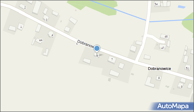 Dobranowice, Dobranowice, 6, mapa Dobranowice