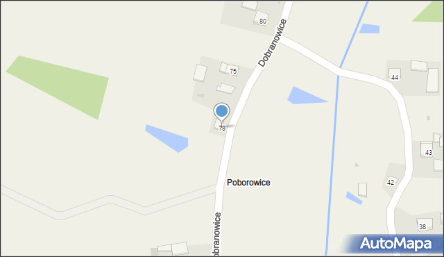 Dobranowice, Dobranowice, 78, mapa Dobranowice