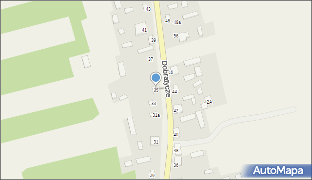 Dobratycze, Dobratycze, 35, mapa Dobratycze