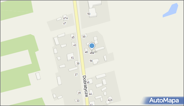 Dobratycze, Dobratycze, 48a, mapa Dobratycze