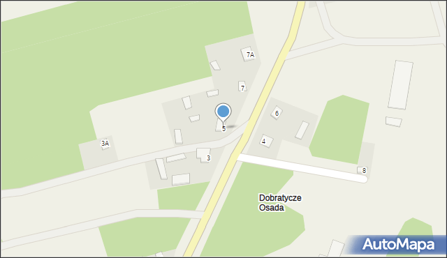 Dobratycze, Dobratycze, 5, mapa Dobratycze