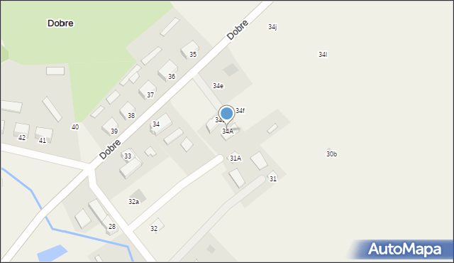 Dobre, Dobre, 34A, mapa Dobre