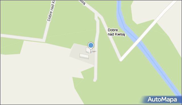 Dobre nad Kwisą, Dobre nad Kwisą, 1, mapa Dobre nad Kwisą