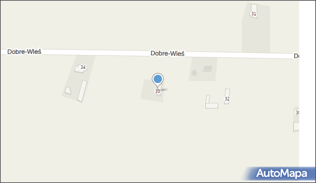 Dobre-Wieś, Dobre-Wieś, 33, mapa Dobre-Wieś