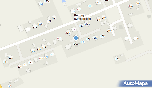 Dobrków, Dobrków, 145a, mapa Dobrków