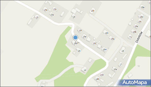 Dobrków, Dobrków, 16d, mapa Dobrków