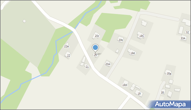 Dobrków, Dobrków, 20, mapa Dobrków