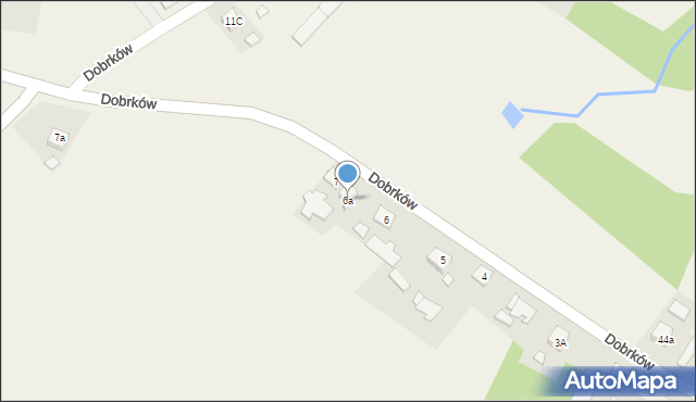 Dobrków, Dobrków, 6a, mapa Dobrków