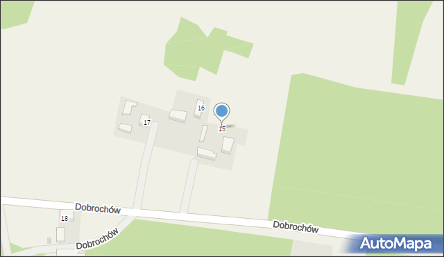Dobrochów, Dobrochów, 15, mapa Dobrochów