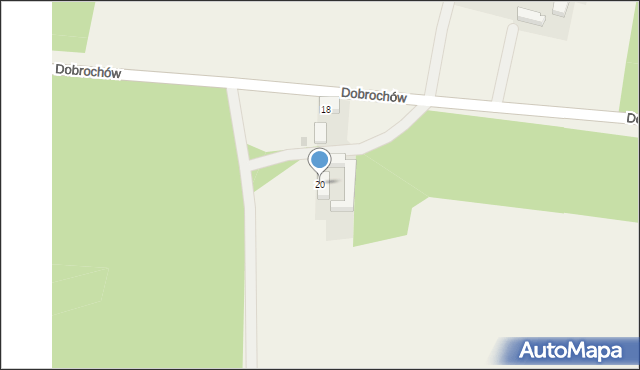 Dobrochów, Dobrochów, 20, mapa Dobrochów