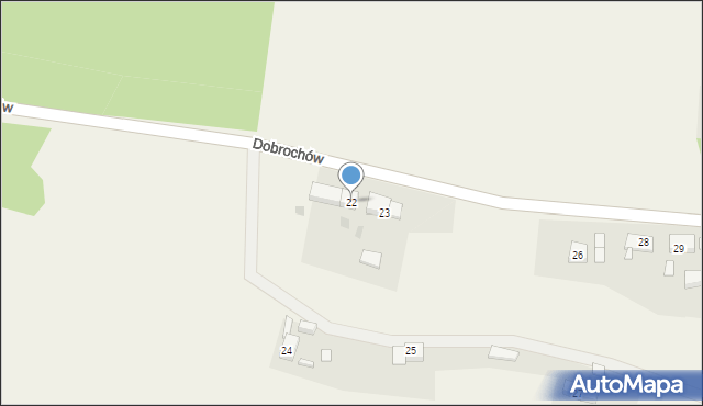 Dobrochów, Dobrochów, 22, mapa Dobrochów