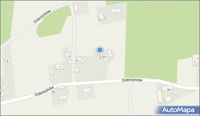 Dobrochów, Dobrochów, 3, mapa Dobrochów