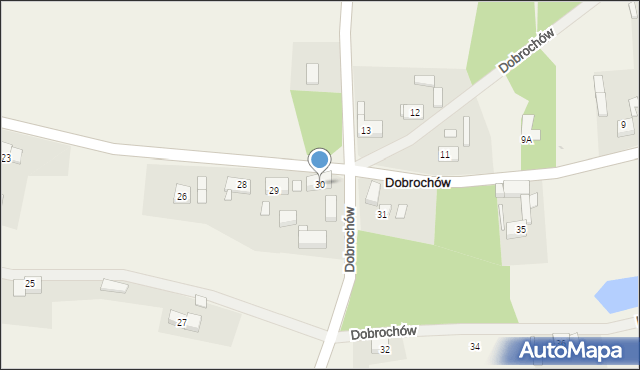 Dobrochów, Dobrochów, 30, mapa Dobrochów