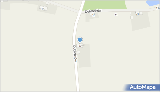 Dobrochów, Dobrochów, 33, mapa Dobrochów