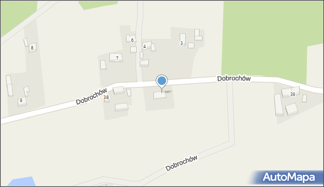 Dobrochów, Dobrochów, 38a, mapa Dobrochów