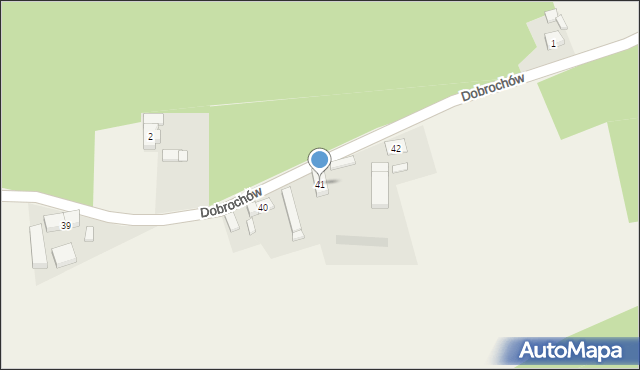 Dobrochów, Dobrochów, 41, mapa Dobrochów