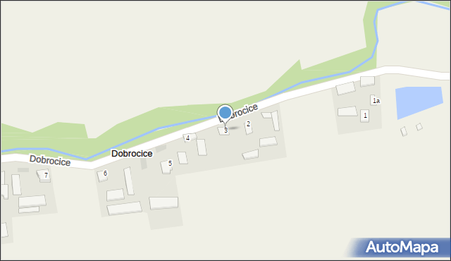 Dobrocice, Dobrocice, 3, mapa Dobrocice