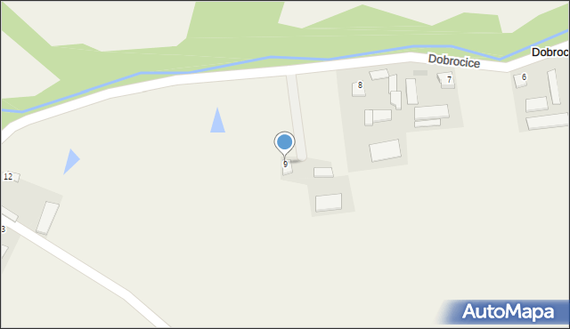 Dobrocice, Dobrocice, 9, mapa Dobrocice