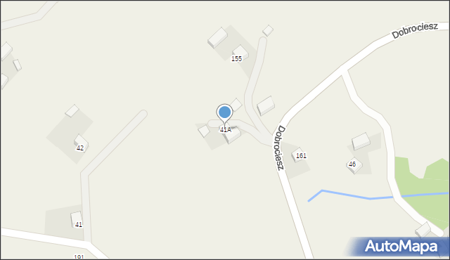 Dobrociesz, Dobrociesz, 41A, mapa Dobrociesz