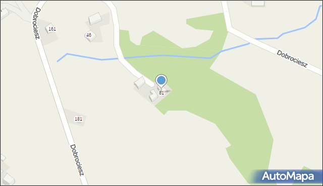 Dobrociesz, Dobrociesz, 81, mapa Dobrociesz