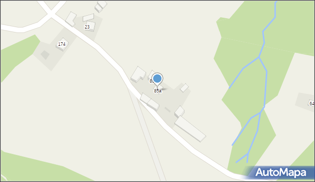 Dobrociesz, Dobrociesz, 85a, mapa Dobrociesz