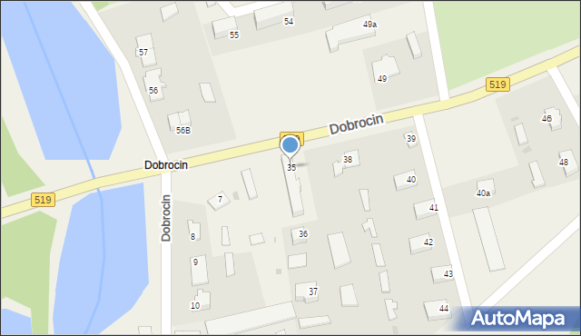 Dobrocin, Dobrocin, 35, mapa Dobrocin