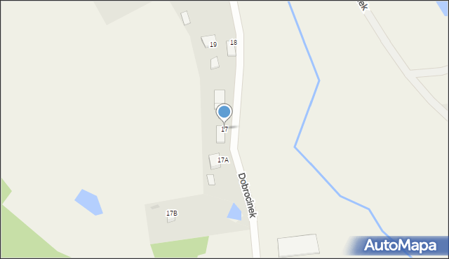 Dobrocinek, Dobrocinek, 17, mapa Dobrocinek