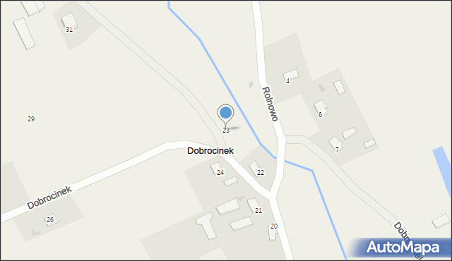 Dobrocinek, Dobrocinek, 23, mapa Dobrocinek