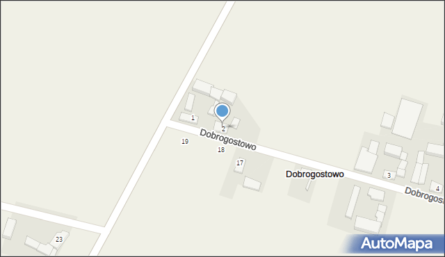 Dobrogostowo, Dobrogostowo, 2, mapa Dobrogostowo