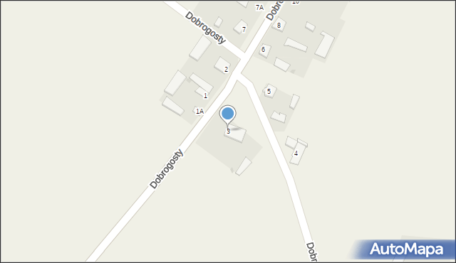 Dobrogosty, Dobrogosty, 3, mapa Dobrogosty