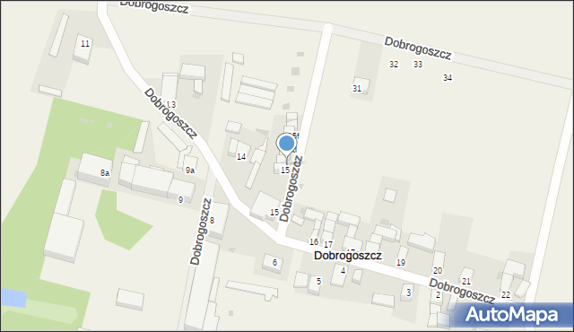 Dobrogoszcz, Dobrogoszcz, 15b, mapa Dobrogoszcz