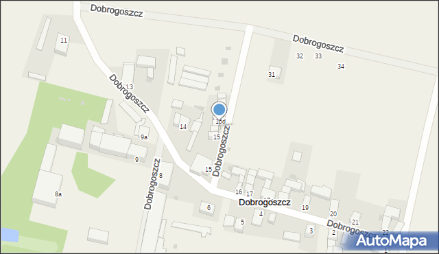 Dobrogoszcz, Dobrogoszcz, 15c, mapa Dobrogoszcz