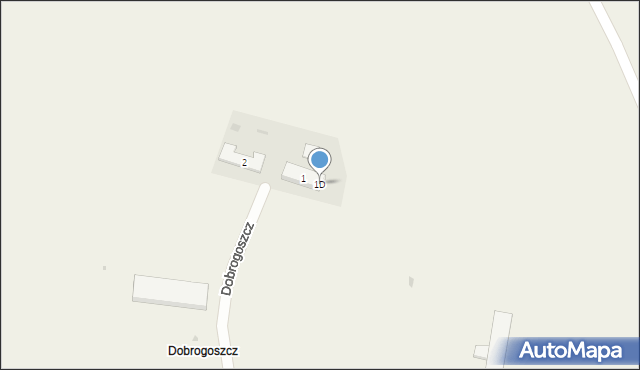 Dobrogoszcz, Dobrogoszcz, 1D, mapa Dobrogoszcz