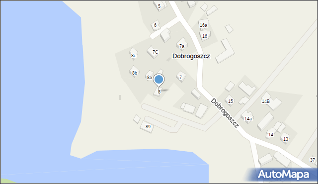 Dobrogoszcz, Dobrogoszcz, 8, mapa Dobrogoszcz