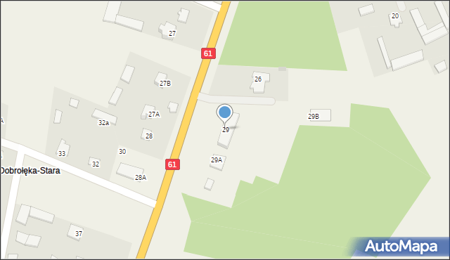 Dobrołęka, Dobrołęka, 29, mapa Dobrołęka
