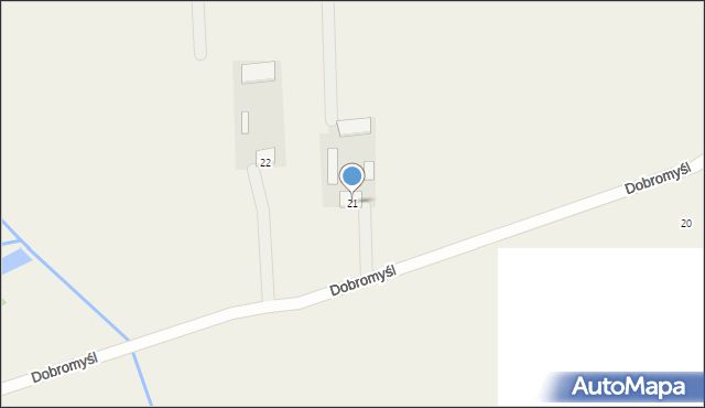 Dobromyśl, Dobromyśl, 21, mapa Dobromyśl