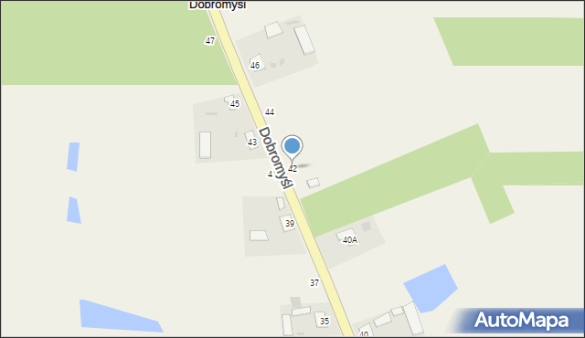 Dobromyśl, Dobromyśl, 42, mapa Dobromyśl