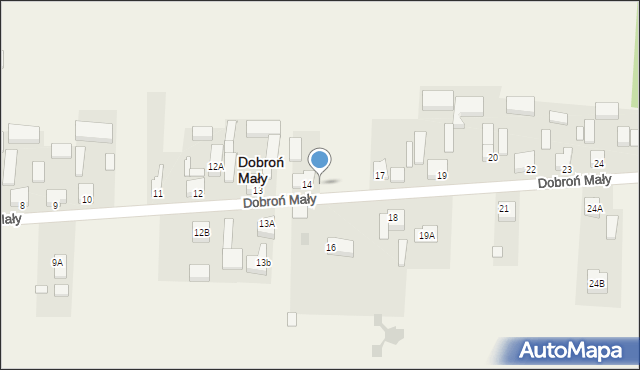 Dobroń Mały, Dobroń Mały, 15, mapa Dobroń Mały
