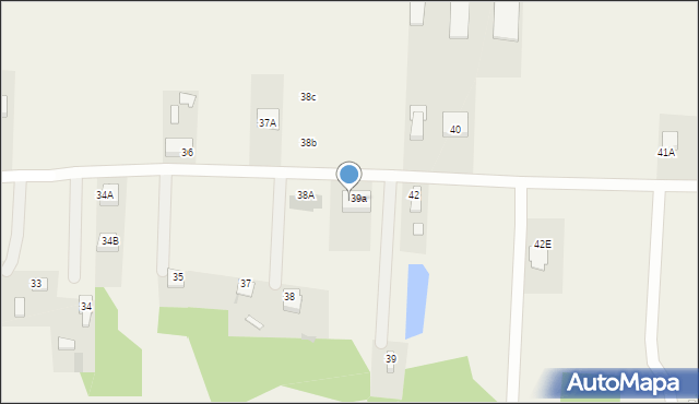 Dobroń Mały, Dobroń Mały, 42A, mapa Dobroń Mały