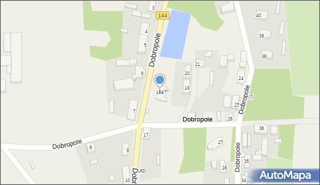 Dobropole, Dobropole, 18a, mapa Dobropole