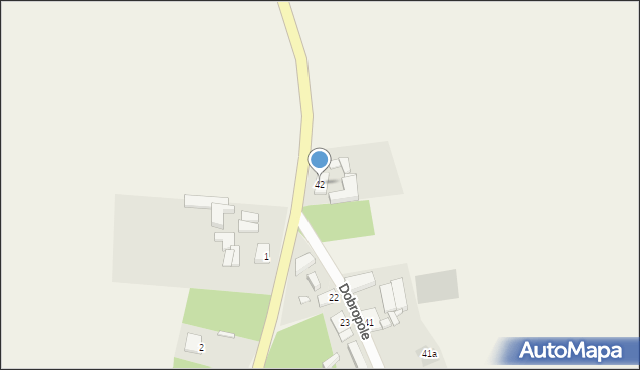Dobropole, Dobropole, 42, mapa Dobropole