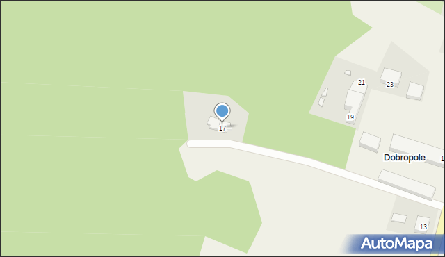 Dobropole, Dobropole, 17, mapa Dobropole