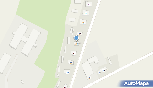 Dobropole Pyrzyckie, Dobropole Pyrzyckie, 38, mapa Dobropole Pyrzyckie