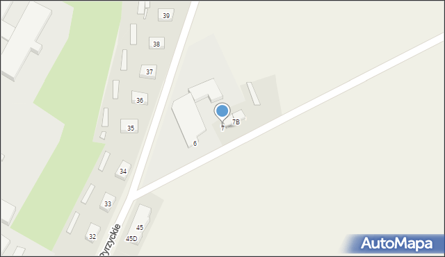 Dobropole Pyrzyckie, Dobropole Pyrzyckie, 7, mapa Dobropole Pyrzyckie