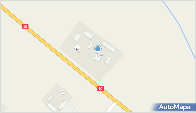 Dobrosielice Drugie, Dobrosielice Drugie, 14, mapa Dobrosielice Drugie