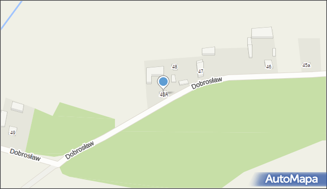 Dobrosław, Dobrosław, 48A, mapa Dobrosław