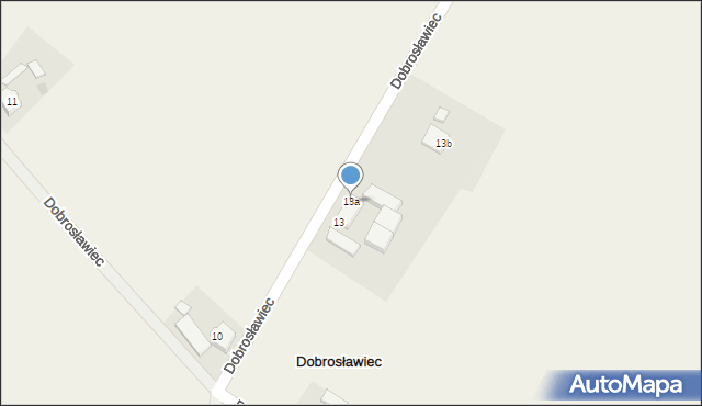 Dobrosławiec, Dobrosławiec, 13a, mapa Dobrosławiec